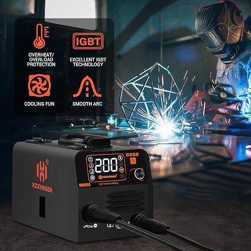 200A MIG Welder 3 in 1 Gasless MIG/Lift TIG/Stick Welding Machine Portable IGBT Inverter G512507