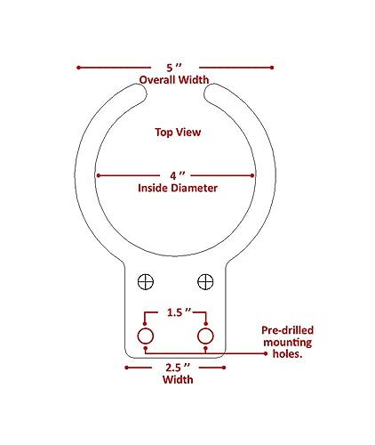Black Poly Cup Holder for Adirondack Chair (1 Pack) B43083
