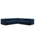 5-Piece Performance Velvet Sectional B60636
