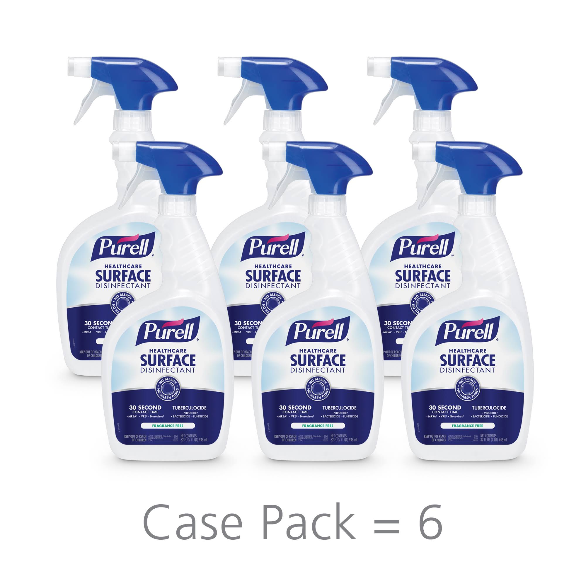 32 oz Surface Disinfectant Spray, Case of 6 Bottles D945695