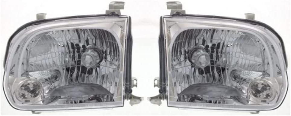 Headlight Assembly Driver Left Side with Bulbs L617