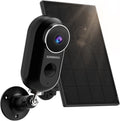 Solar Security Camera, 1080P Night Vision Outdoor Wireless Camera with Motion Detection, 2-Way Audio, Rechargeable Battery, IP65 Waterproof D6284