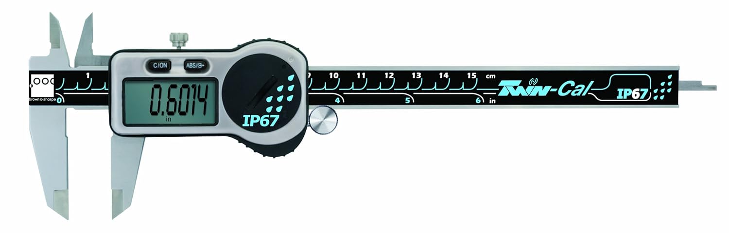 IP67 Digital Caliper 0-6 Range, 0.0005/0.01 mm Resolution N721