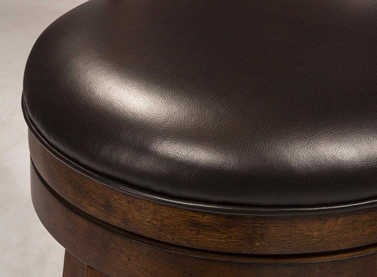 Swivel Counter Stool, Medium Brown Cherry D479