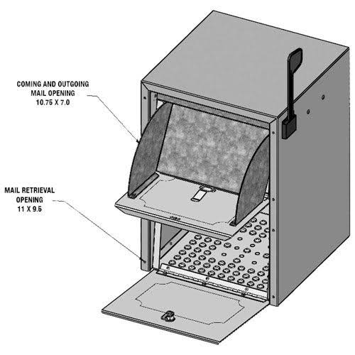 Copper Vein Junior Mailbox F10235