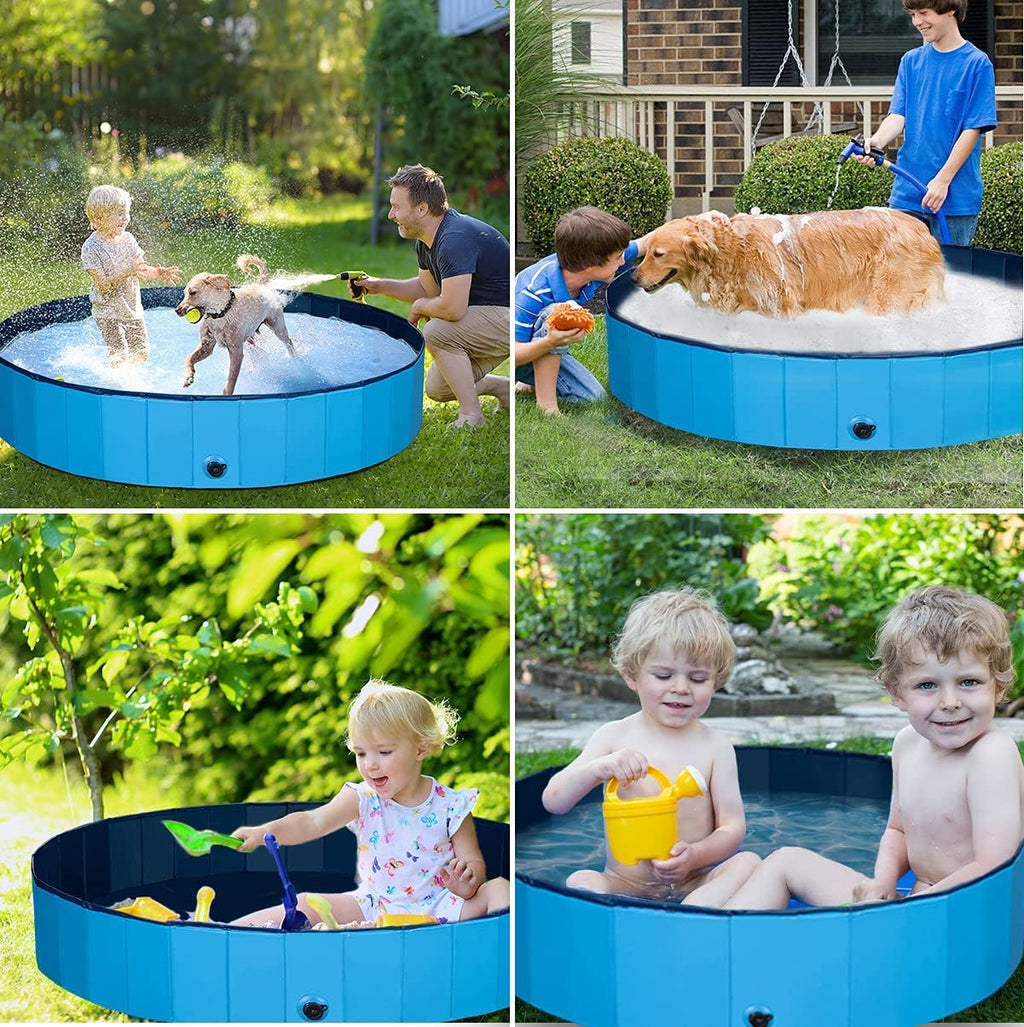 Foldable Dog Pet Swimming Pool of Hard PVC Plastic F96260