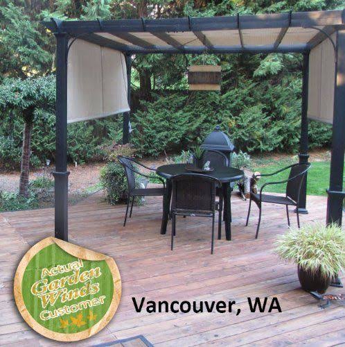 10 ft Pergola Replacement Canopy G1963