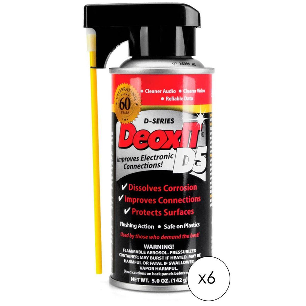 6 Pack 5 oz. Contact Cleaner Aerosol Spray V599137