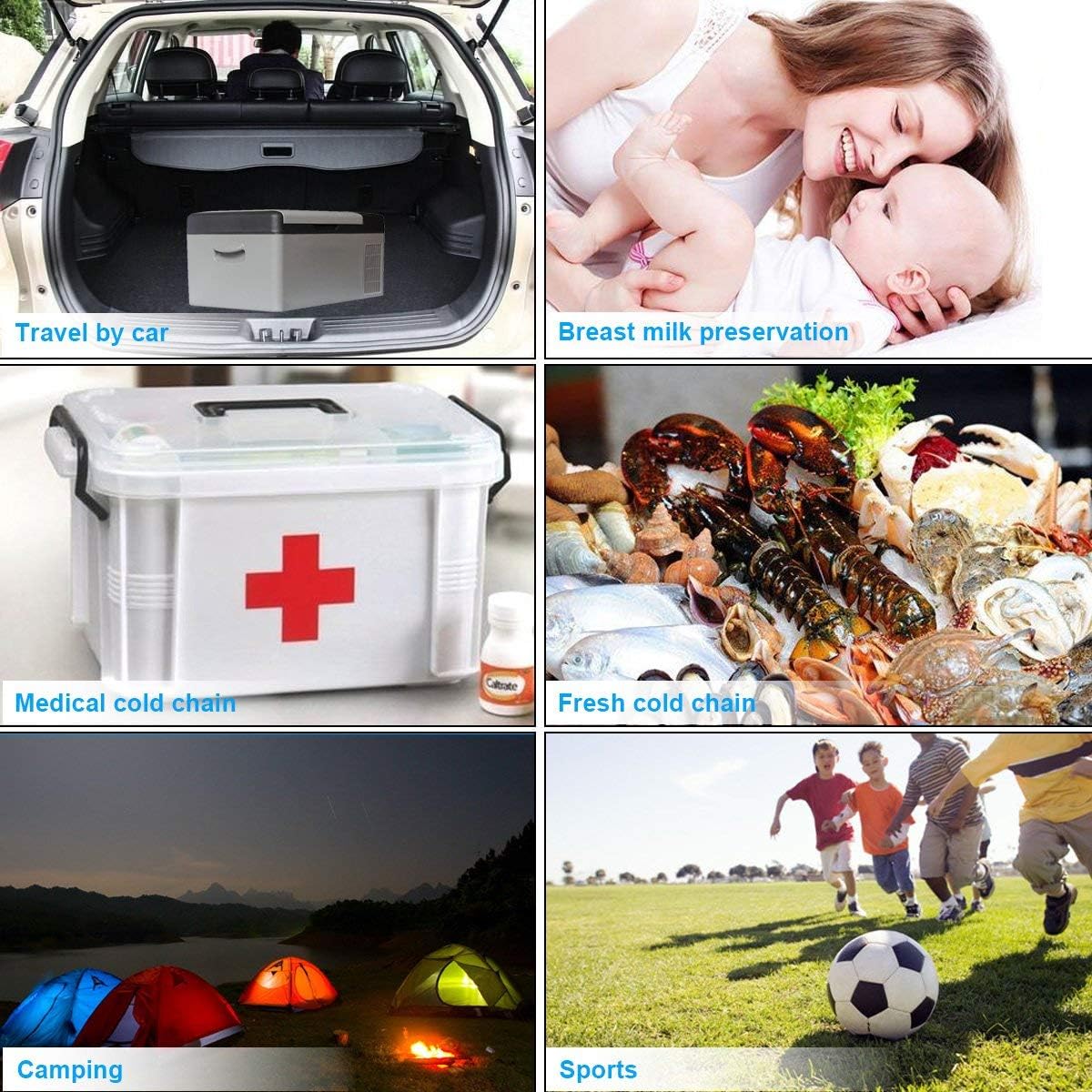 16 Quarts Portable Compressor Fridge Freezer Z99133
