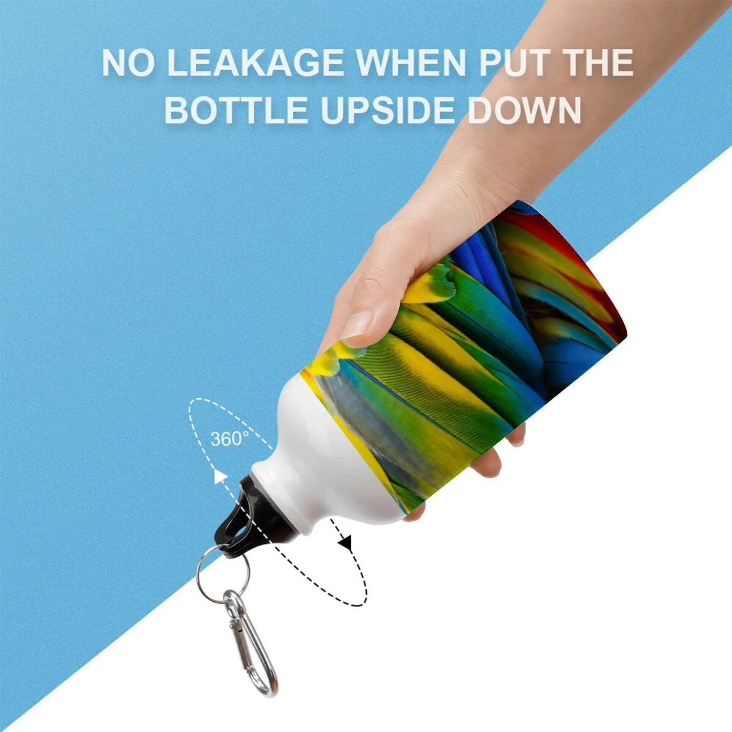 400ml Sport Aluminum Water Bottle with Twist Cap Q496546