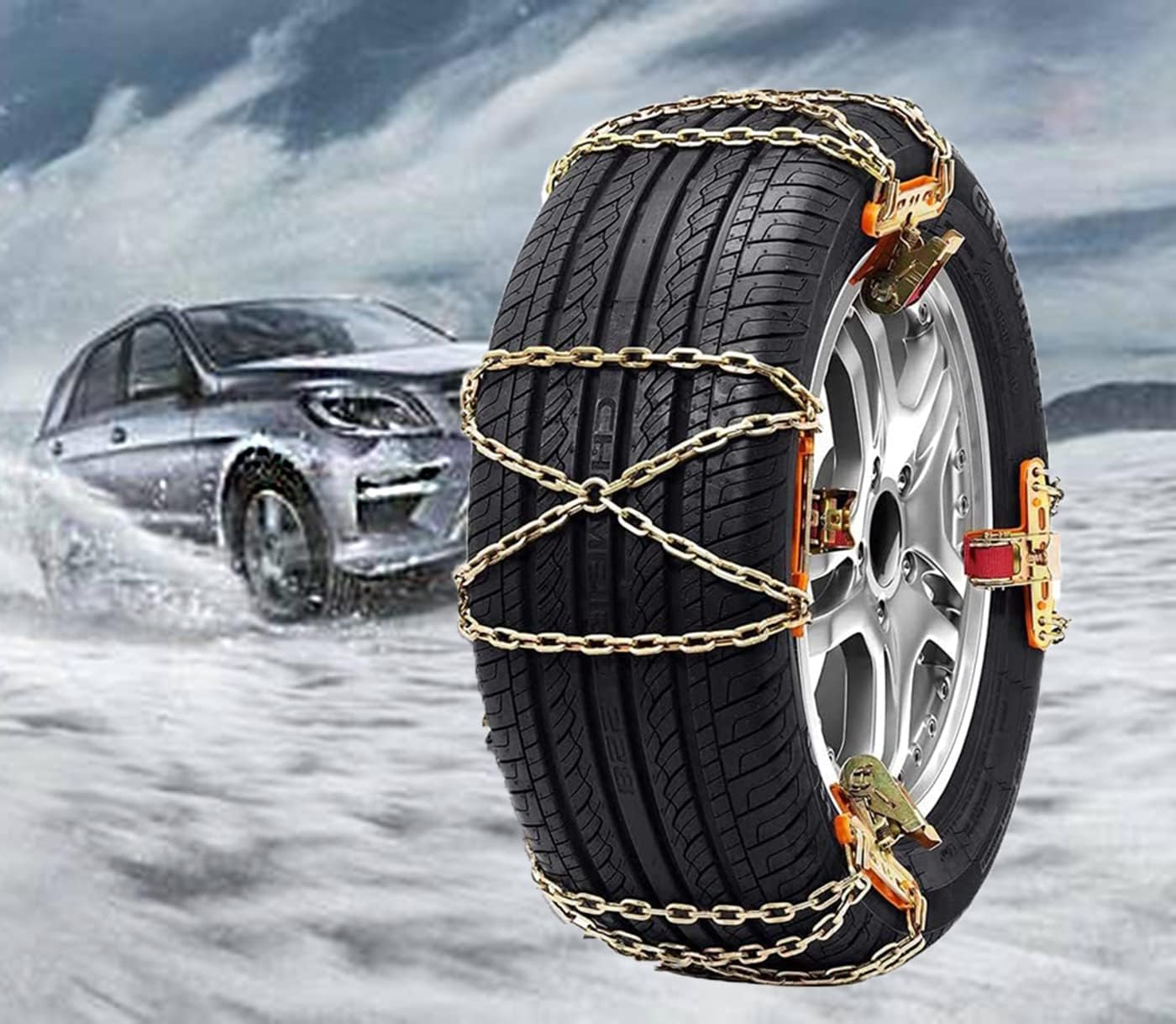 Snow Tire Chains 8 Pack L584