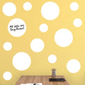 White Message Dots Removable Wall Decals V20409