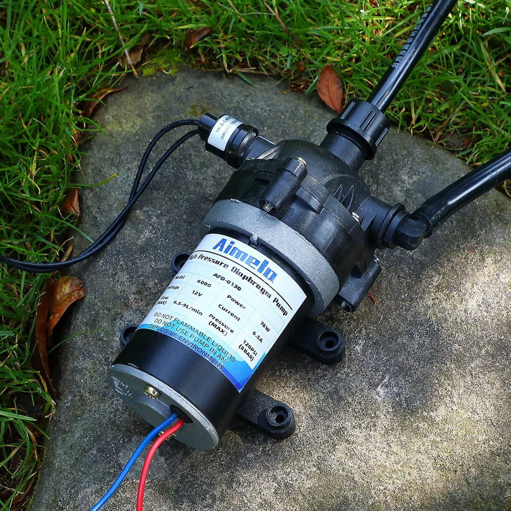 Self Priming 12V Water Pressure Diaphragm Pump O117