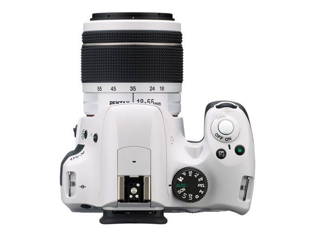 White 16.3 MP Digital SLR Camera with 18-55mm and 50-200mm Lenses R831