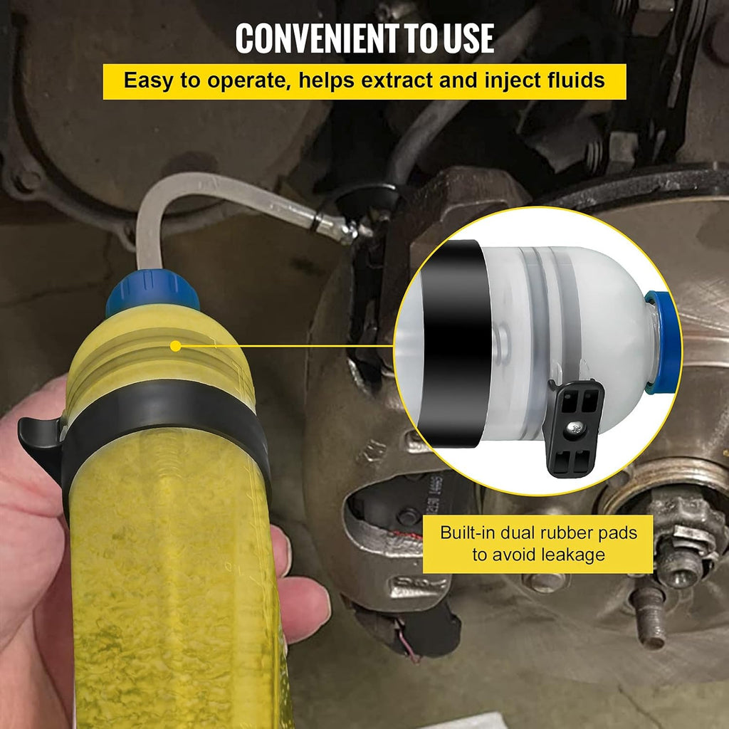 Transmission Fluid Pump Manual ATF Refill System Dispenser, Oil and Liquid Extractors 1.5 Liter, Tool Set with ATF Filler Adapters Pack of 2 D4654