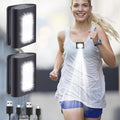 2Pack USB Rechargeable LED Clip on Running Light T33799