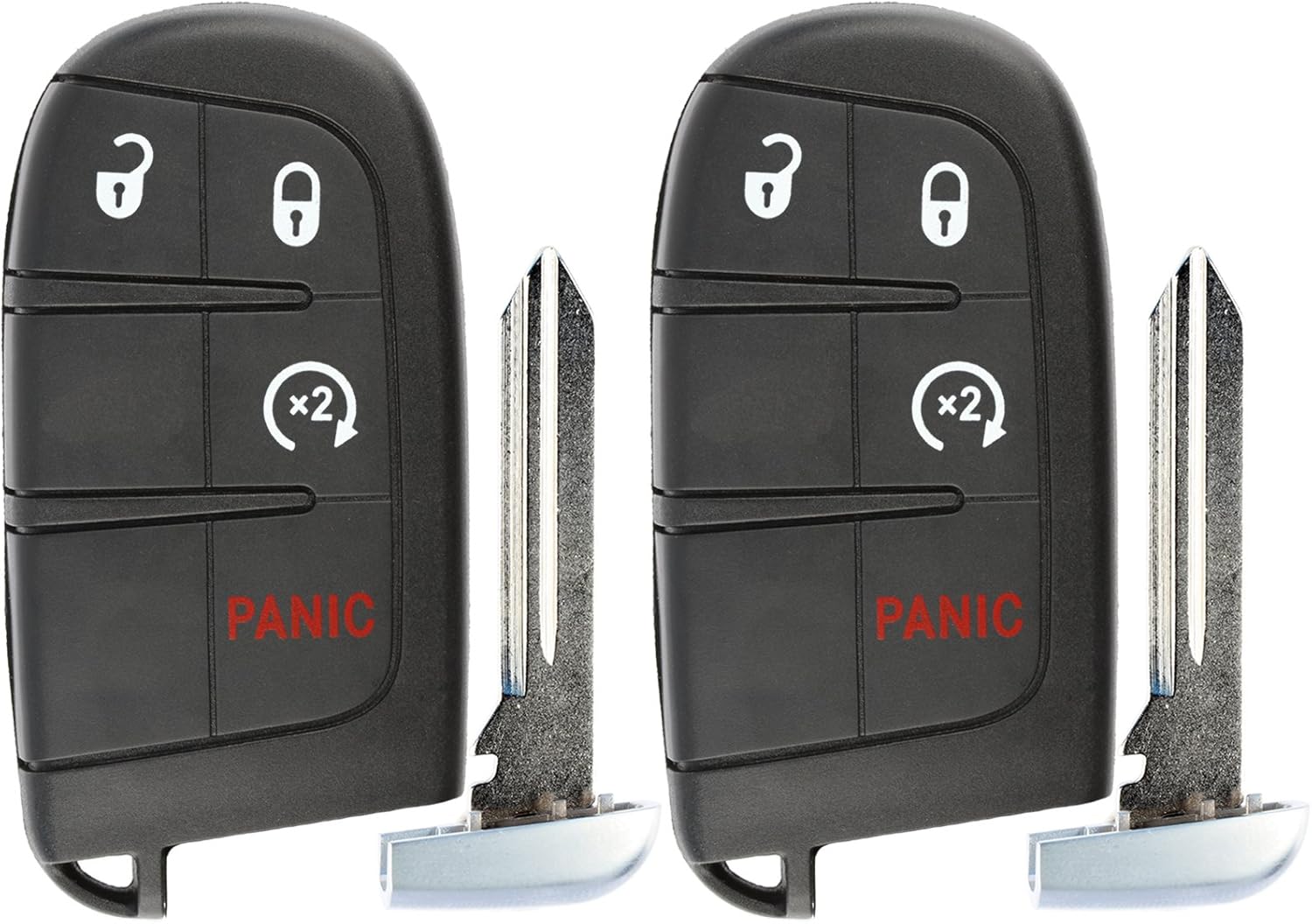 Pack of 2 Keyless Entry Remote Car Smart Key Fob B600