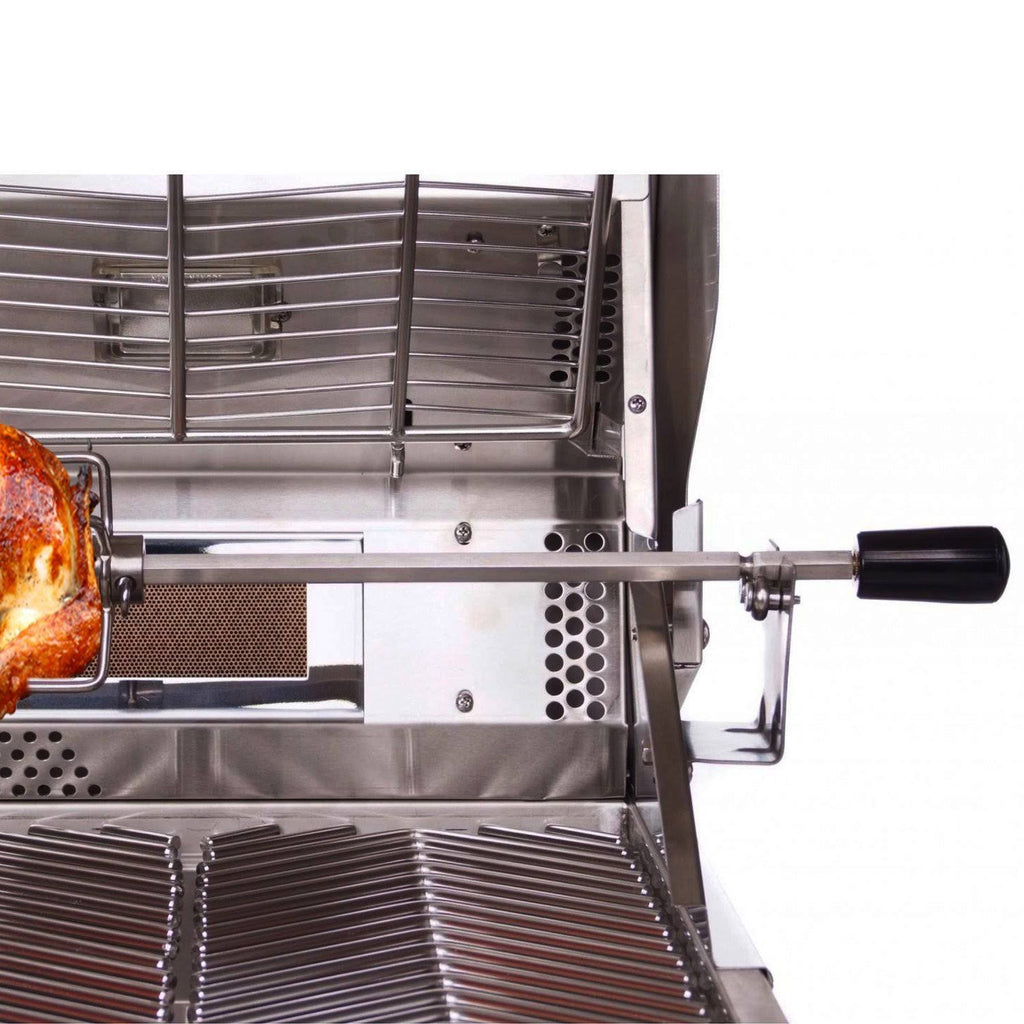 5 Burner Rod Grill Rotisserie Kit P68433