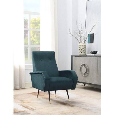 Tufted Velvet Armchair N1039
