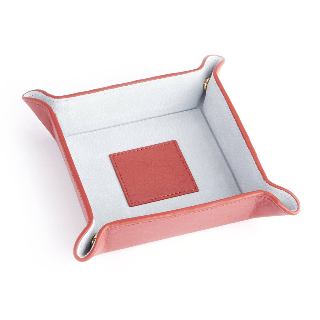 Navy Blue Leather Valet Tray O138