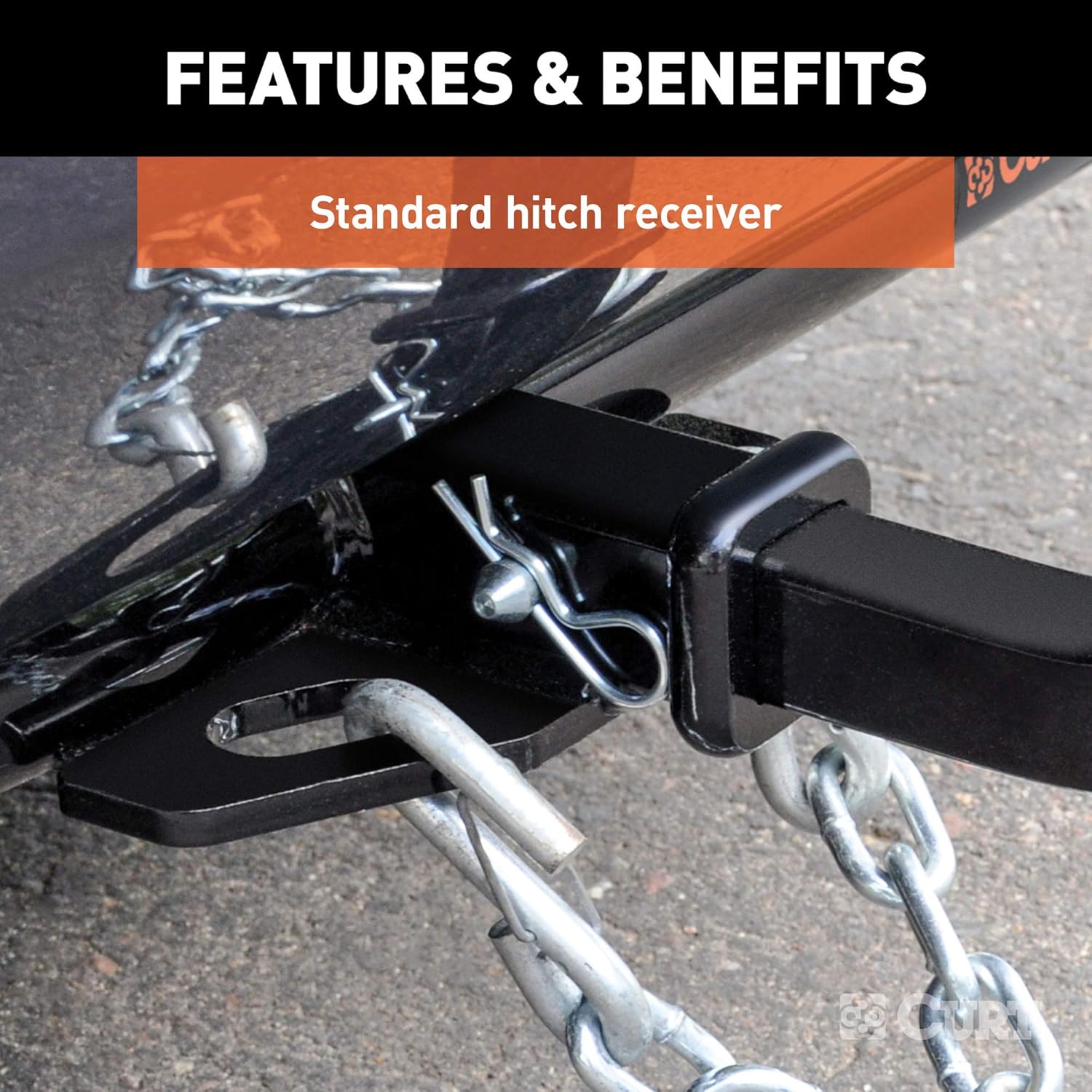 Class 2 Trailer Hitch with Ball Mount, 1-1/4-Inch Receiver L555