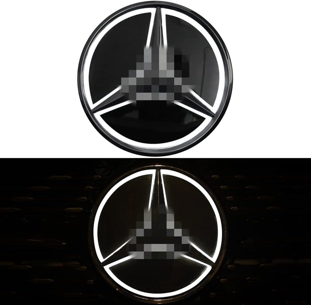 Front Grille Star Emblem LED Logo, Pack of 2 A48501