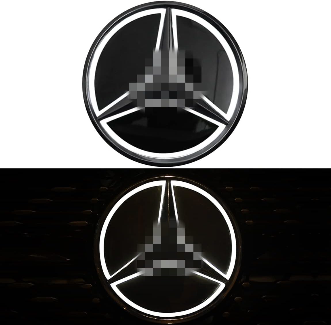 Front Grille Star Emblem LED Logo, Pack of 2 A48501