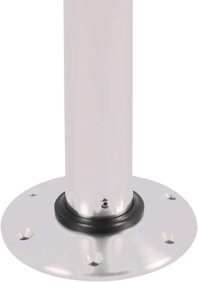Silver Adjustable Height Table Pedestal Stand Base J5521