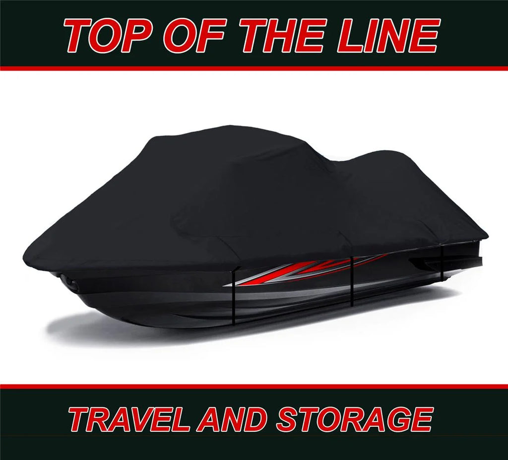 Black 600 Denier JetSki Cover K3823
