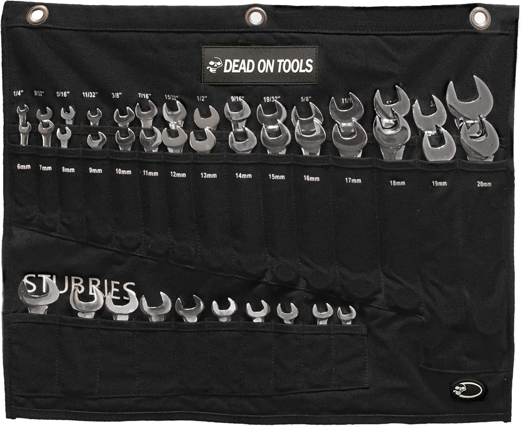 24 oz. Canvas Wrench Roll, Black, Pack of 2 F5791