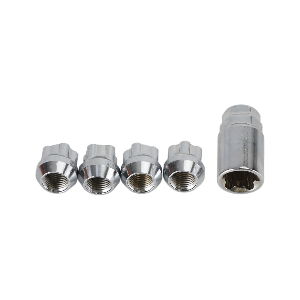 4PCS Chrome Wheel Lock Lug Nut M14x1.5 P9886