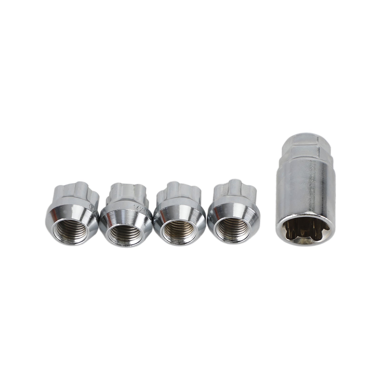 4PCS Chrome Wheel Lock Lug Nut M14x1.5 P9886