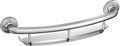 Chrome Curved Bath Safety Grab Bar with Built-in Shelf D298