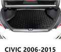 Heavy Duty Waterproof Black Cargo Liner Trunk Mat Pack of 2 N1528