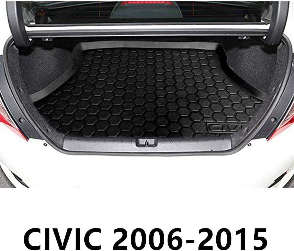 Heavy Duty Waterproof Black Cargo Liner Trunk Mat Pack of 2 N1528