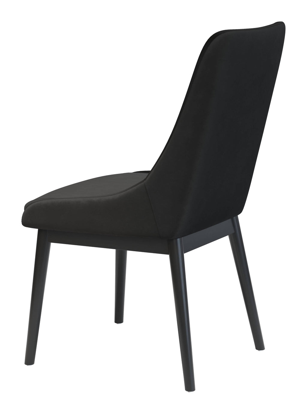 Black Dining Chair Set of 2 V291106
