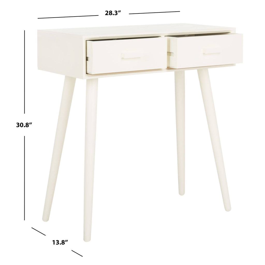Black 2 Drawer Console W828929