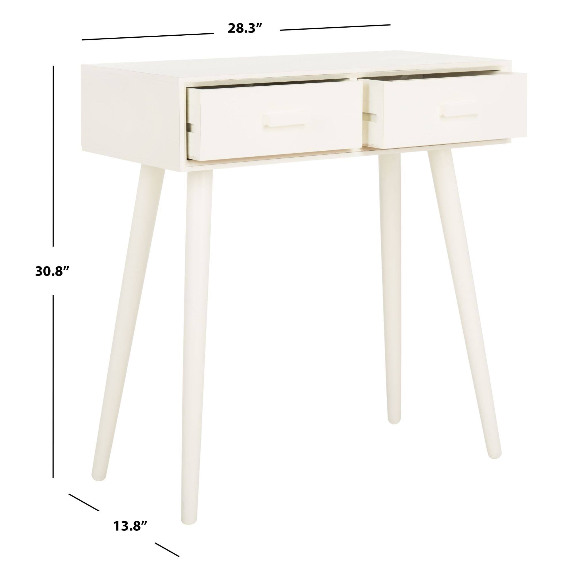 Black 2 Drawer Console W828929