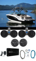 Dual 8" Wakeboards, 6.5" Speakers, 4-Ch Amplifier, Amp Kit W3019