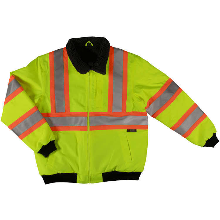 Orange Sherpa Lined Safety Bomber XL Z1273