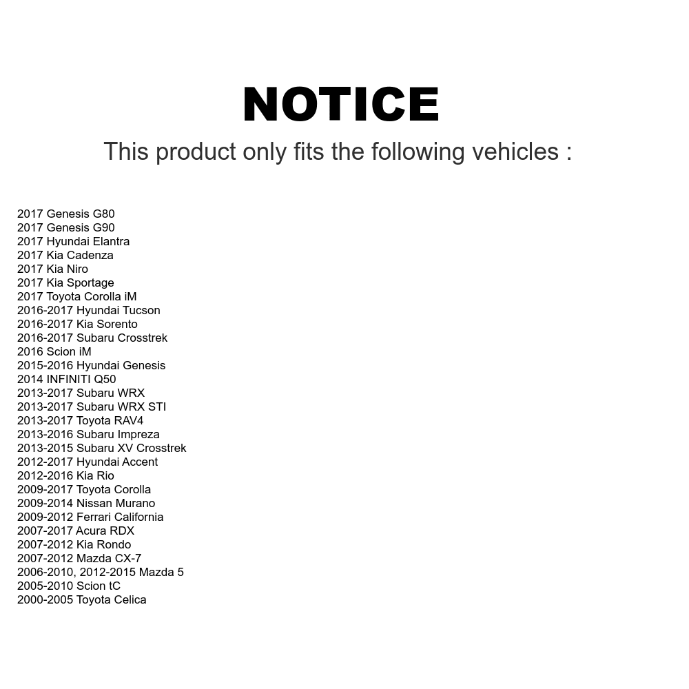16" + 26" All-Season Wiper Blade Kit F173