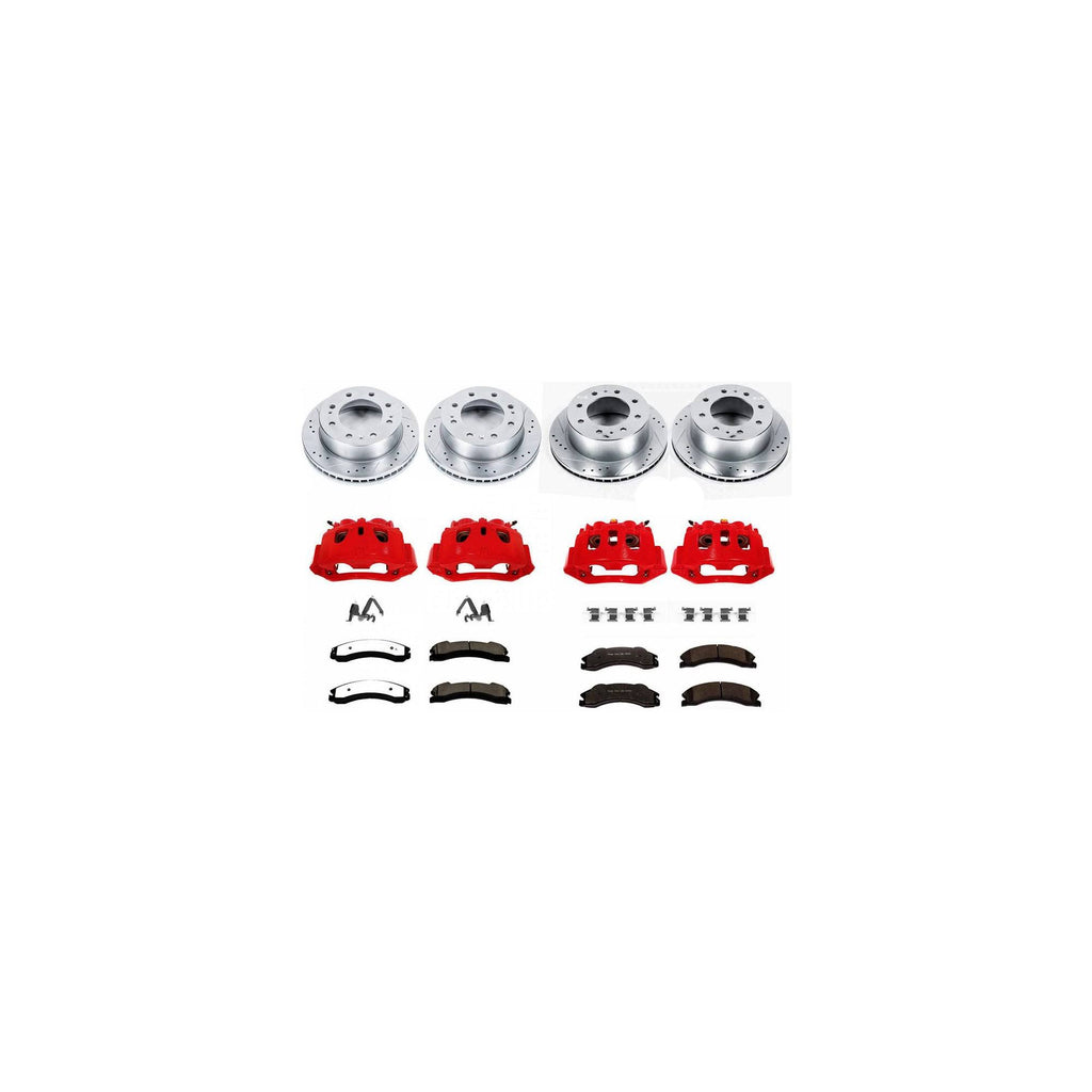 Front & Rear Z36 Truck and Tow Brake Kit with Calipers F6361