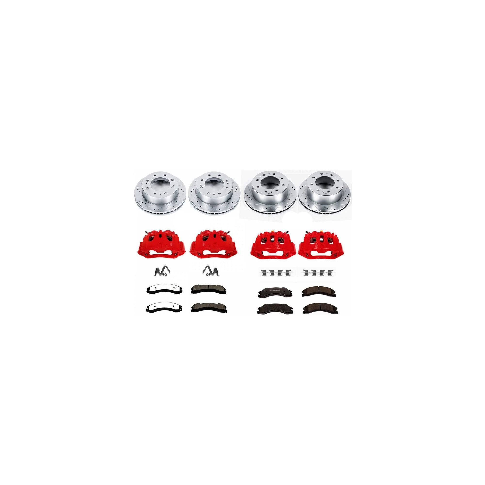 Front & Rear Z36 Truck and Tow Brake Kit with Calipers F6361