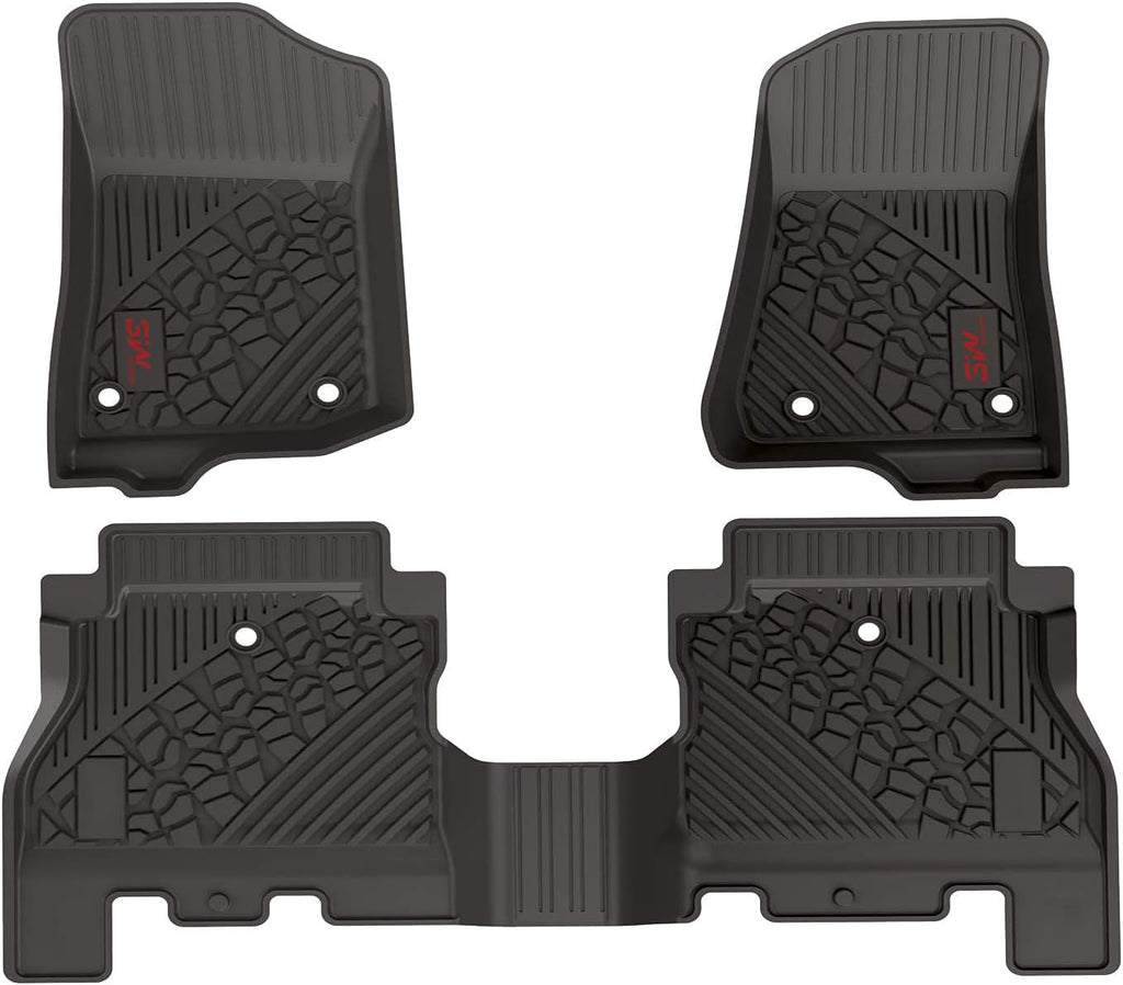 TPE Floor Liner for Jeep Wrangler 4XE 4 Door Black C3719