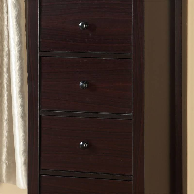 5 Drawer Accent Chest in Espresso N2012
