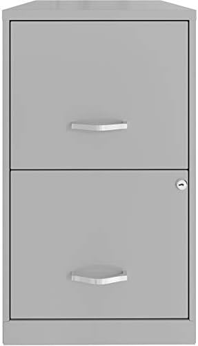 18in 2 Drawer Metal File Cabinet Teal G2195