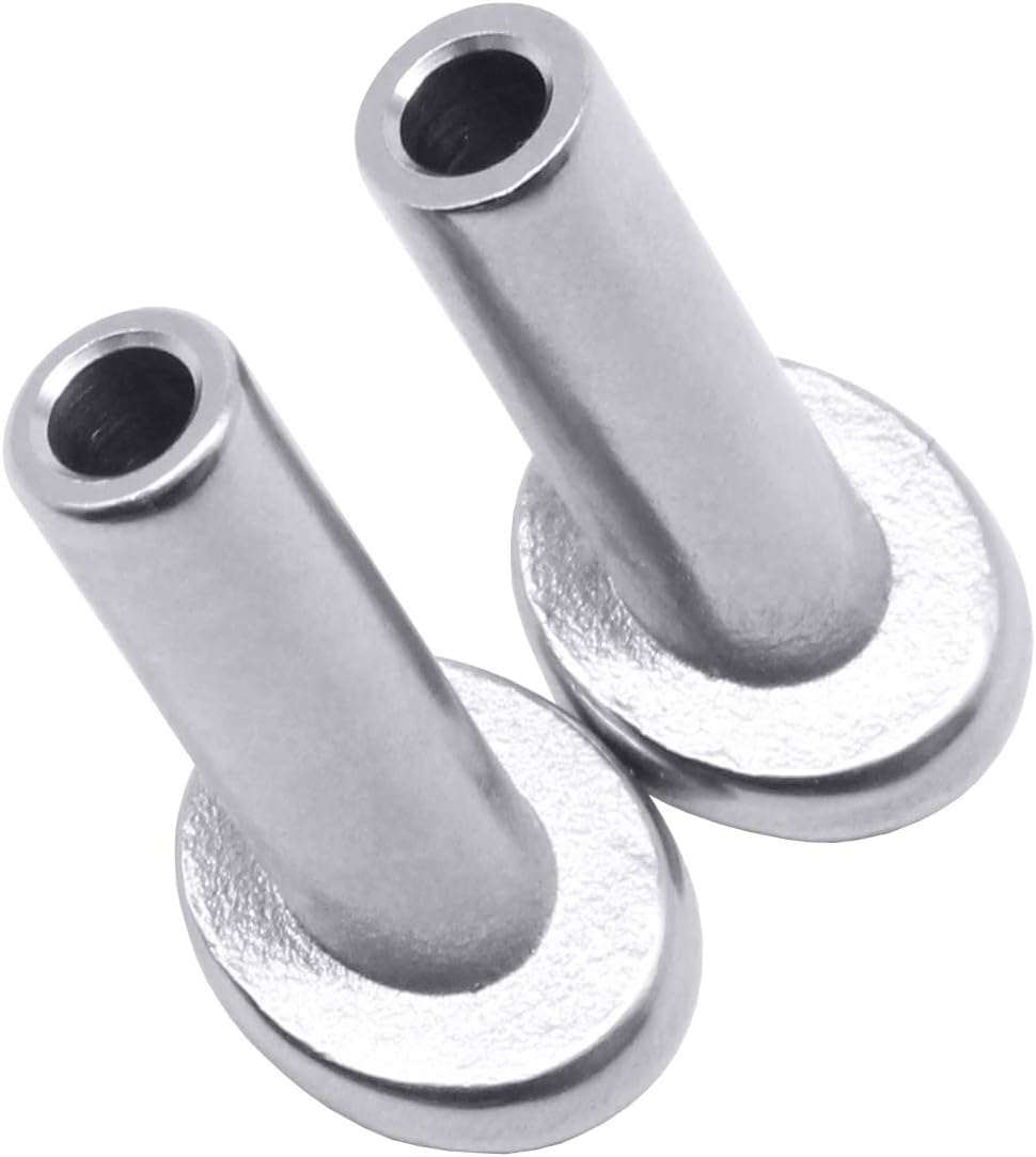 40 PCS 30 Degree Angle Cable Railing Corner Protector Sleeve for 5/32, 3/16 Wire Rope, T316 Stainless Steel G3184