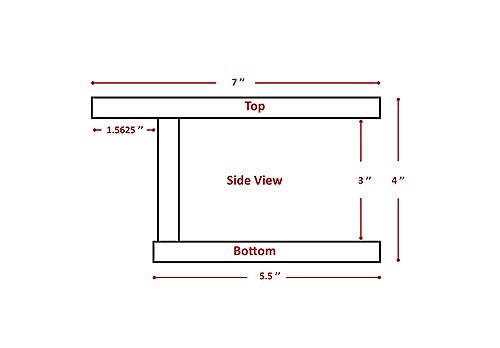 Black Poly Cup Holder for Adirondack Chair (1 Pack) B43083