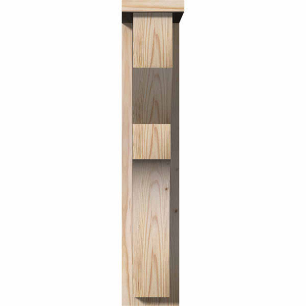 Monterey Smooth Corbel with Backplate, Douglas Fir J430492