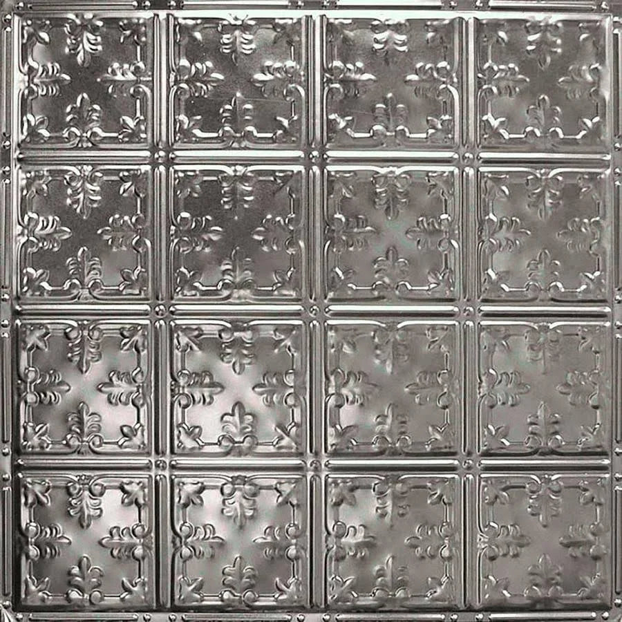 24-in x 24-in 5-Pack Stainless Steel Metal Ceiling Tiles Z84981